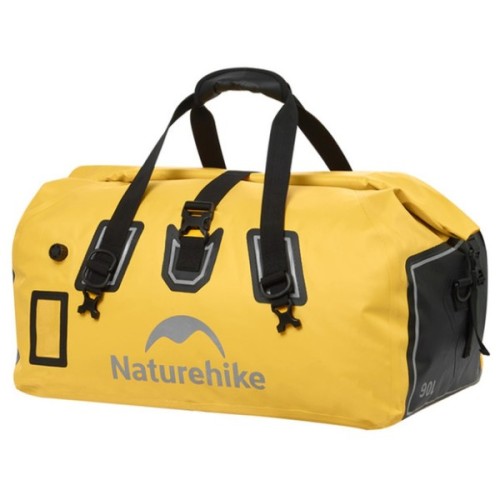 Дорожня сумка Naturehike Водонепроникна CNK2450XB015, 90 л, жовта (6975641883722)