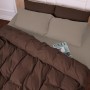 Постільна білизна MirSon 004-003 Cappuchino/Brown Фланель 2x143x210 Сімейний (2200009658013)