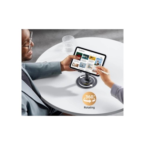 Підставка до планшета та телефона LP805 Swivel & Foldable Multi-Angle Phone Stand Black Ugreen (35152)