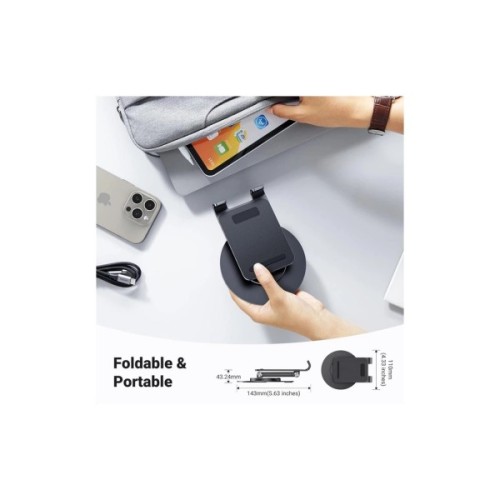 Підставка до планшета та телефона LP805 Swivel & Foldable Multi-Angle Phone Stand Black Ugreen (35152)