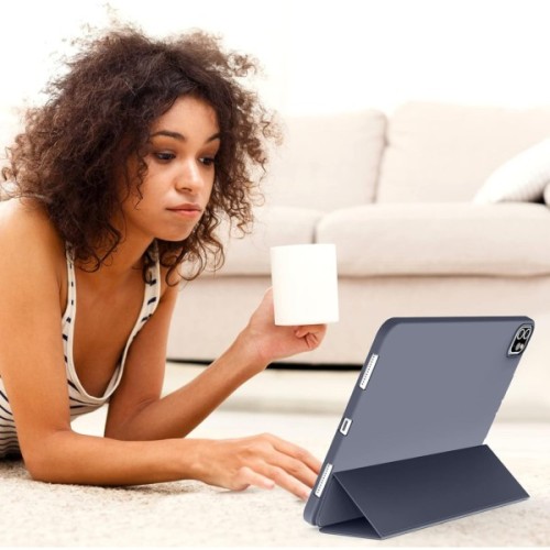 Чохол до планшета BeCover Tri Fold Soft TPU Silicone Apple iPad Air 13" M2/M3 (2024/2025) Purple (711743)