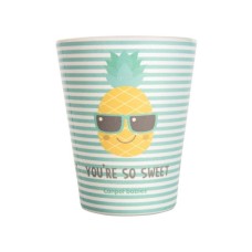 Набір дитячого посуду Canpol babies SO COOL кружечка бамбукова 250 мл, бірюзова (9/212_tur)