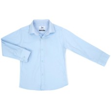 Сорочка дитяча A-Yugi шкільна (18106-134B-blue)