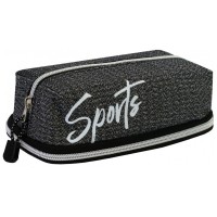 Пенал Cool For School 2 відділення Сірий (CF87175)