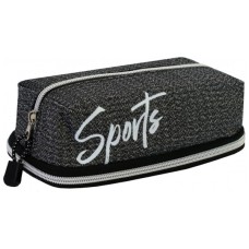 Пенал Cool For School 2 відділення Сірий (CF87175)