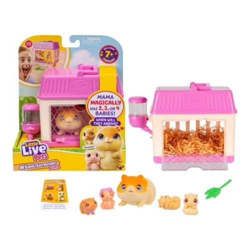 Ігровий набір Moose Little Live Pets Мама-сюрприз Хом'як (26626)
