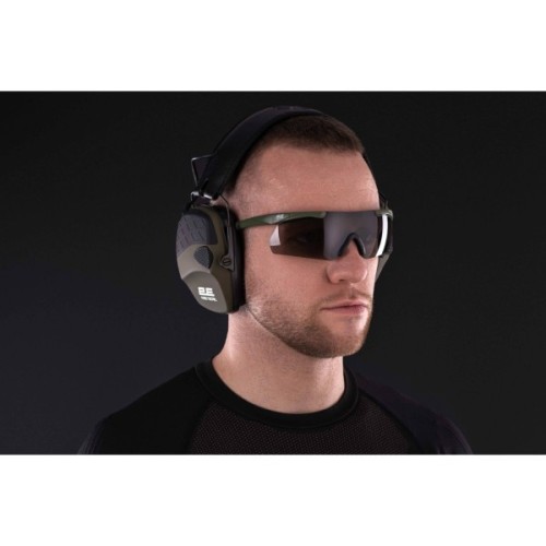 Тактичні навушники 2E Pulse Pro NRR 22 dB активні Army Green (2E-TPE026ARGN)