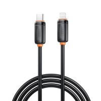Дата кабель USB-C to Lightning 1.0m 27W black XO (XO-CB-300CL-BK)