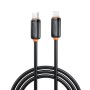 Дата кабель USB-C to Lightning 1.0m 27W black XO (XO-CB-300CL-BK)