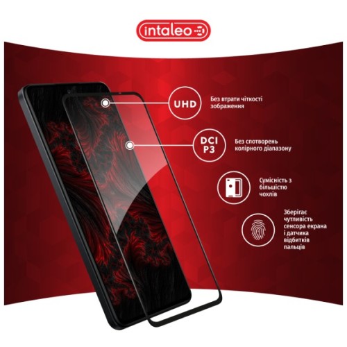 Скло захисне Intaleo Full Glue Xiaomi Redmi Note 14 5G Black (1283126599460)