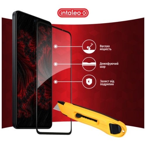 Скло захисне Intaleo Full Glue Xiaomi Redmi Note 14 5G Black (1283126599460)
