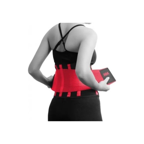 Пояс компресійний MadMax MFA-277 Slimming and Support Belt black/rubine red M (MFA-277-RED_M)
