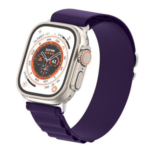 Ремінець до смарт-годинника Armorstandart Alpina Band для Apple Watch 49/46/45/44/42 (Series 1-3) Purple (ARM74199)