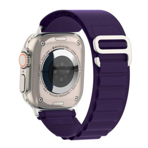 Ремінець до смарт-годинника Armorstandart Alpina Band для Apple Watch 49/46/45/44/42 (Series 1-3) Purple (ARM74199)