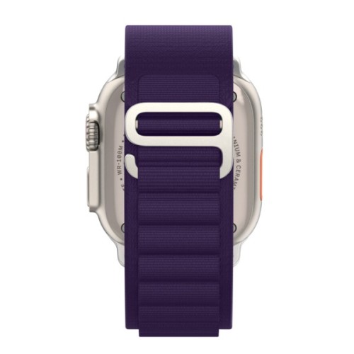 Ремінець до смарт-годинника Armorstandart Alpina Band для Apple Watch 49/46/45/44/42 (Series 1-3) Purple (ARM74199)