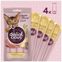 Ласощі для котів Delickcious курка з додаванням сиру та спаржі 4х15 г (4820269145184)