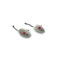 Іграшка для котів Hippie Pet Мишка сіра 6 см (HIPCT2304067)