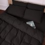 Постільна білизна MirSon 002 Black Фланель 200х220 Євро (2200009648267)