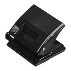 Діркопробивач Buromax пластиковий, до 20 аркушів, 120 х 88 х 76 мм, чорний (BM.4019-01)