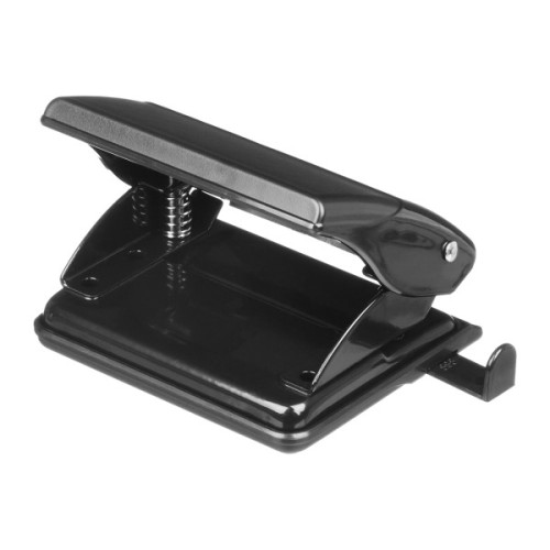 Діркопробивач Buromax пластиковий, до 20 аркушів, 120 х 88 х 76 мм, чорний (BM.4019-01)