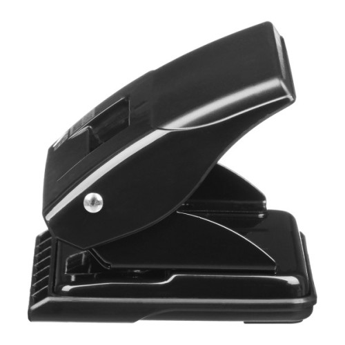 Діркопробивач Buromax пластиковий, до 20 аркушів, 120 х 88 х 76 мм, чорний (BM.4019-01)