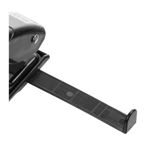 Діркопробивач Buromax пластиковий, до 20 аркушів, 120 х 88 х 76 мм, чорний (BM.4019-01)