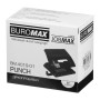 Діркопробивач Buromax пластиковий, до 20 аркушів, 120 х 88 х 76 мм, чорний (BM.4019-01)