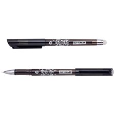 Ручка гелева Buromax Erase Slim Пиши-стирай 0.5 мм Чорний корпус (BM.8300-02)