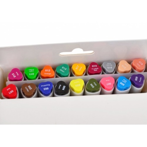 Художній маркер Santi набір двосторонніх sketch 18 шт (390527)