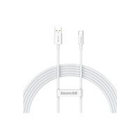 Дата кабель USB 2.0 AM to USB-C 2.0m Superior Fast Charging 100W moon white Baseus (P10320102214-03)