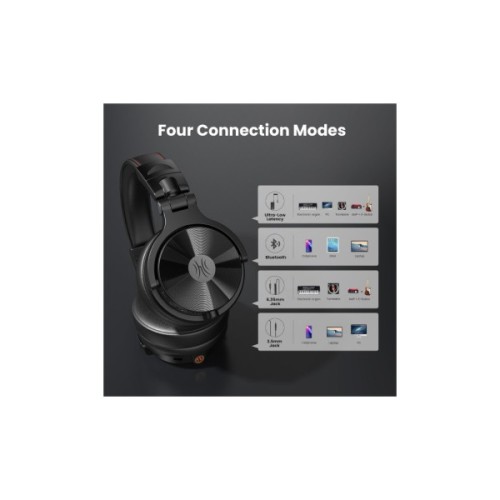 Навушники OneOdio Studio Max 1 Bluetooth Hi-Res Wireless/LDAC +3,5мм/6,35мм Audio (Studio Max 1 Black)