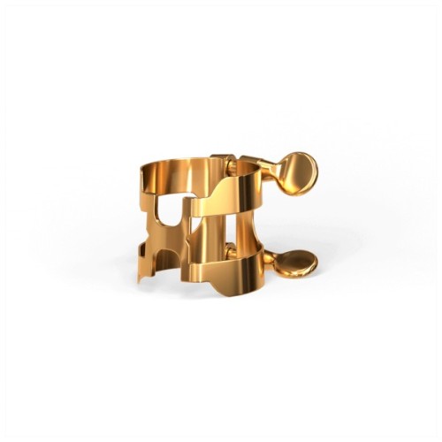 Лігатура для саксофонів D'Addario H-Ligature & Cap For Alto Saxophone Gold-Plated (HAS1G)