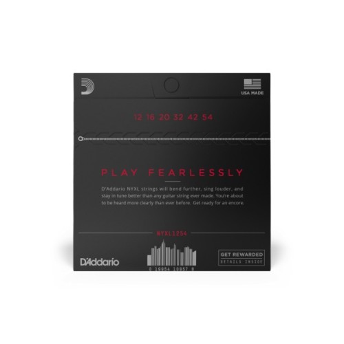 Струни для гітари D'Addario NYXL Electric Heavy (12-54) (NYXL1254)