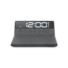 Настільний годинник Muse з бездротовою зарядкою телефону (M-168 WI)