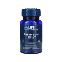 Вітамінно-мінеральний комплекс Life Extension Ресвератрол, Resveratrol Elite, 30 вегетаріанських капсул (LEX-22106)