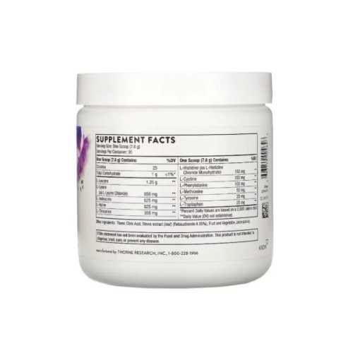 Амінокислота Thorne Research Комплекс амінокислот, смак ягід, Amino Complex, Berry Flavored, 228 г (THR-00464)