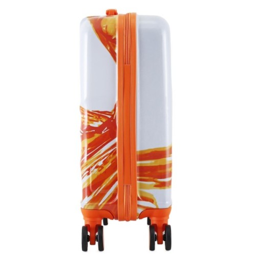 Валіза Semi Line 20" (S) White/Orange Print (T5655-1) (DAS303816)