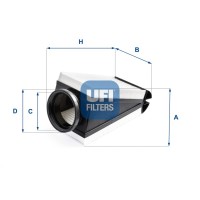 Повітряний фільтр для автомобіля UFI 30.B87.00