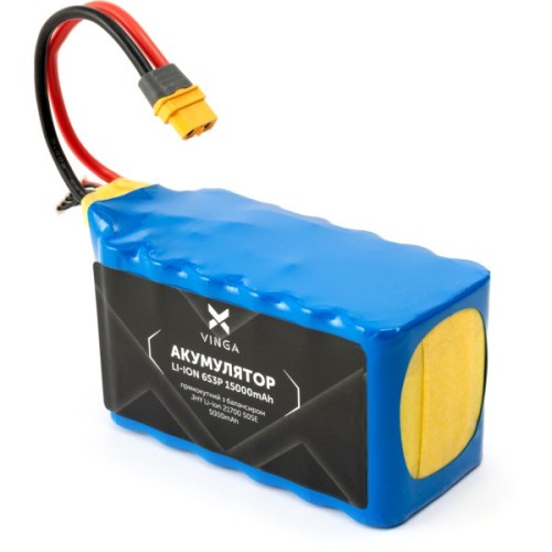 Акумуляторний блок Vinga Li-ion 6S3P 15000mAh з балансиром (JHY Li-Ion 21700 5000mAh) (V6S3P-5000)