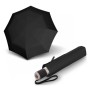 Парасоля Knirps C.241 Chrome Matt Duomatic Black автомат складана (Kn95-8241-1000)
