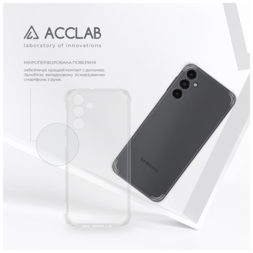 Чохол до мобільного телефона ACCLAB ShockProof Samsung Galaxy A14 5G Transparent (1283126566387)