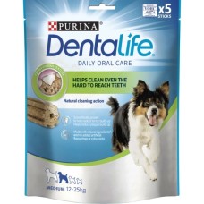Ласощі для собак Purina DentaLife Medium Для підтримки здоров'я порожнини рота 115 г (8445291615144)