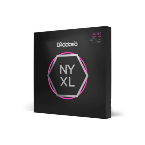 Струни для гітари D'Addario NYXL Bass Regular Light 6-String / Super Long Scale (32-130) (NYXL32130SL)
