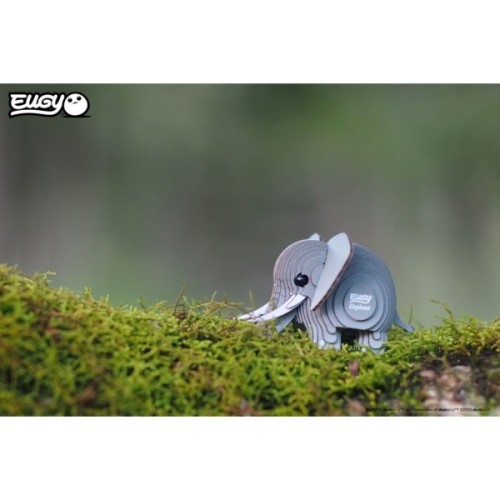 Пазл Eugy 3D Зоопарк Слон (XEG-010)