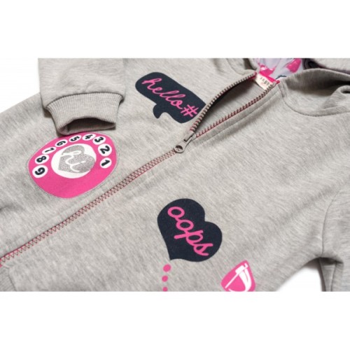 Спортивний костюм дитячий Breeze HELLO (13423-104G-gray)