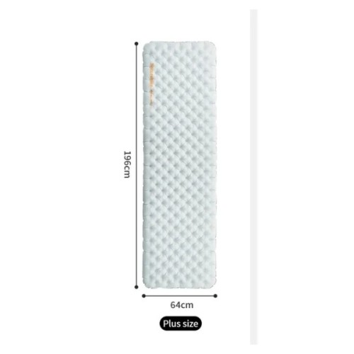 Матрац надувний Naturehike CNK2450WS012, 196х64, сірий (6976507663199)