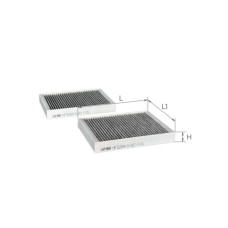 Фільтр салону ALPHA FILTER AF5284a-2