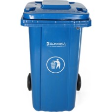 Контейнер для сміття Домівка 240L-E Синій 240 л (000033125)