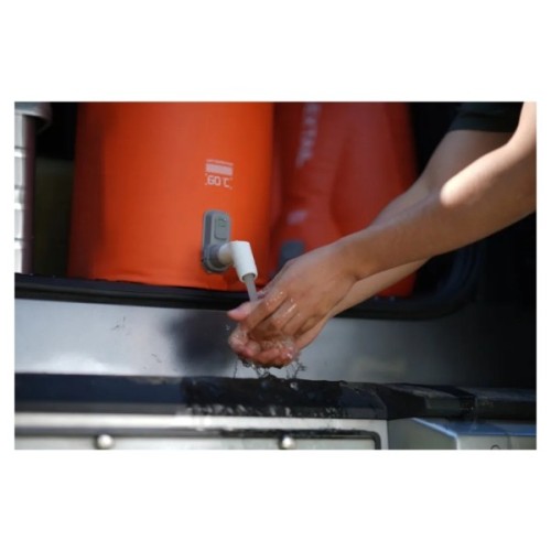 Душ портативний Flextail Tiny Shower Bucket із ємністю та насосом 20 л помаранчевий (TSB-700)