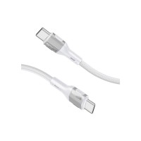 Дата кабель USB-C to USB-C 1.2m 60W PD FletchLink-CC grey Promate (fletchlink-cc.grey)